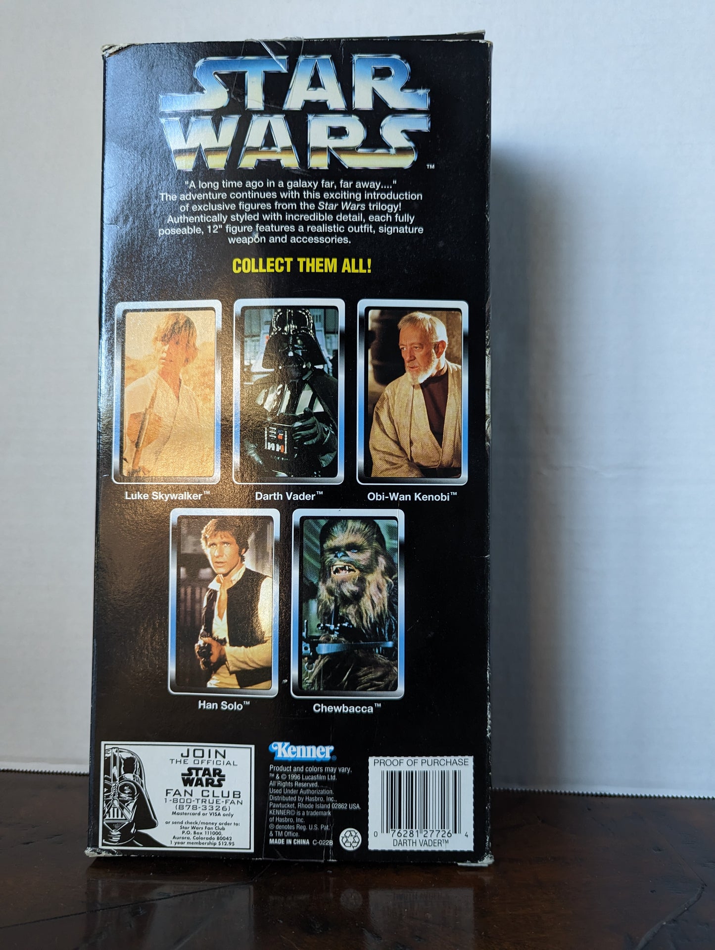 Star Wars Collector Series 1996, 12" Darth Vader Figurine IOB