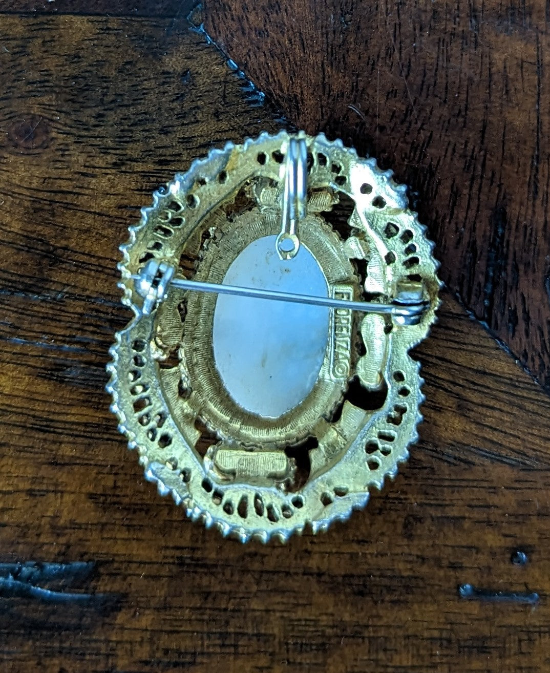 Vintage Rare Florenza Cameo Brooch/Pendant