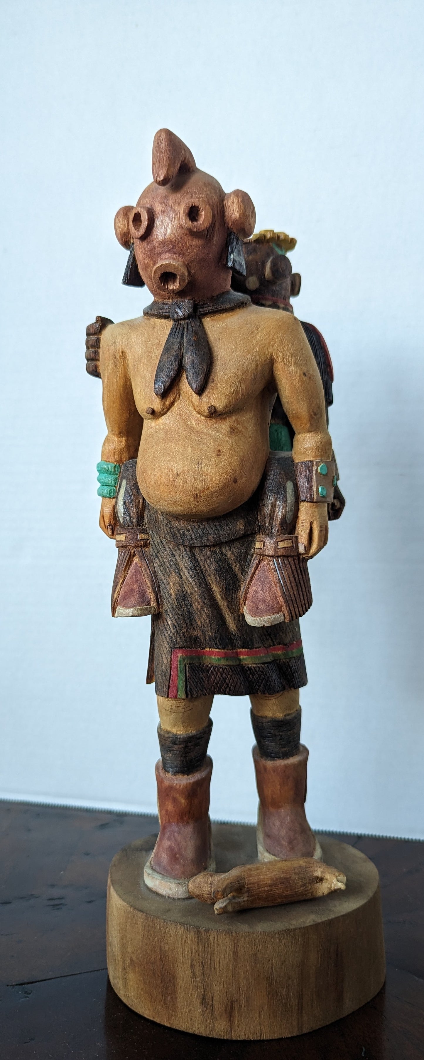 Vintage Hopi American Indian Mudhead Kachina Doll