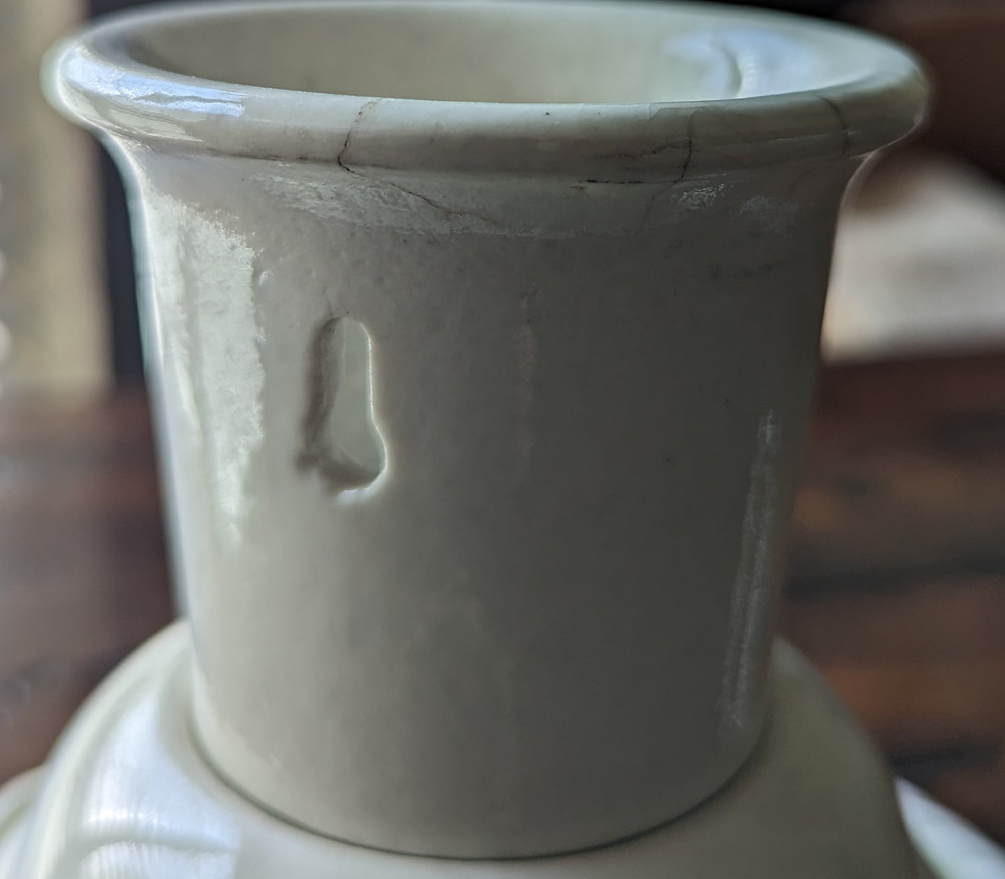 Vintage Frosted Light Globe/Fixture