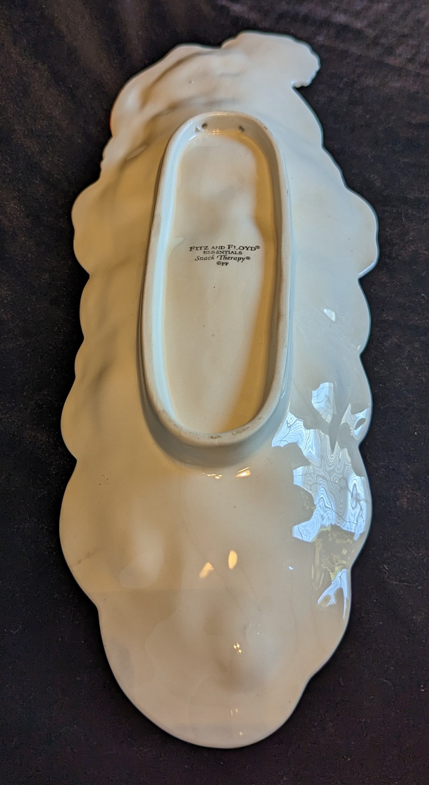 Fitz and Floyd Essentials Snack Therapy Santa Server