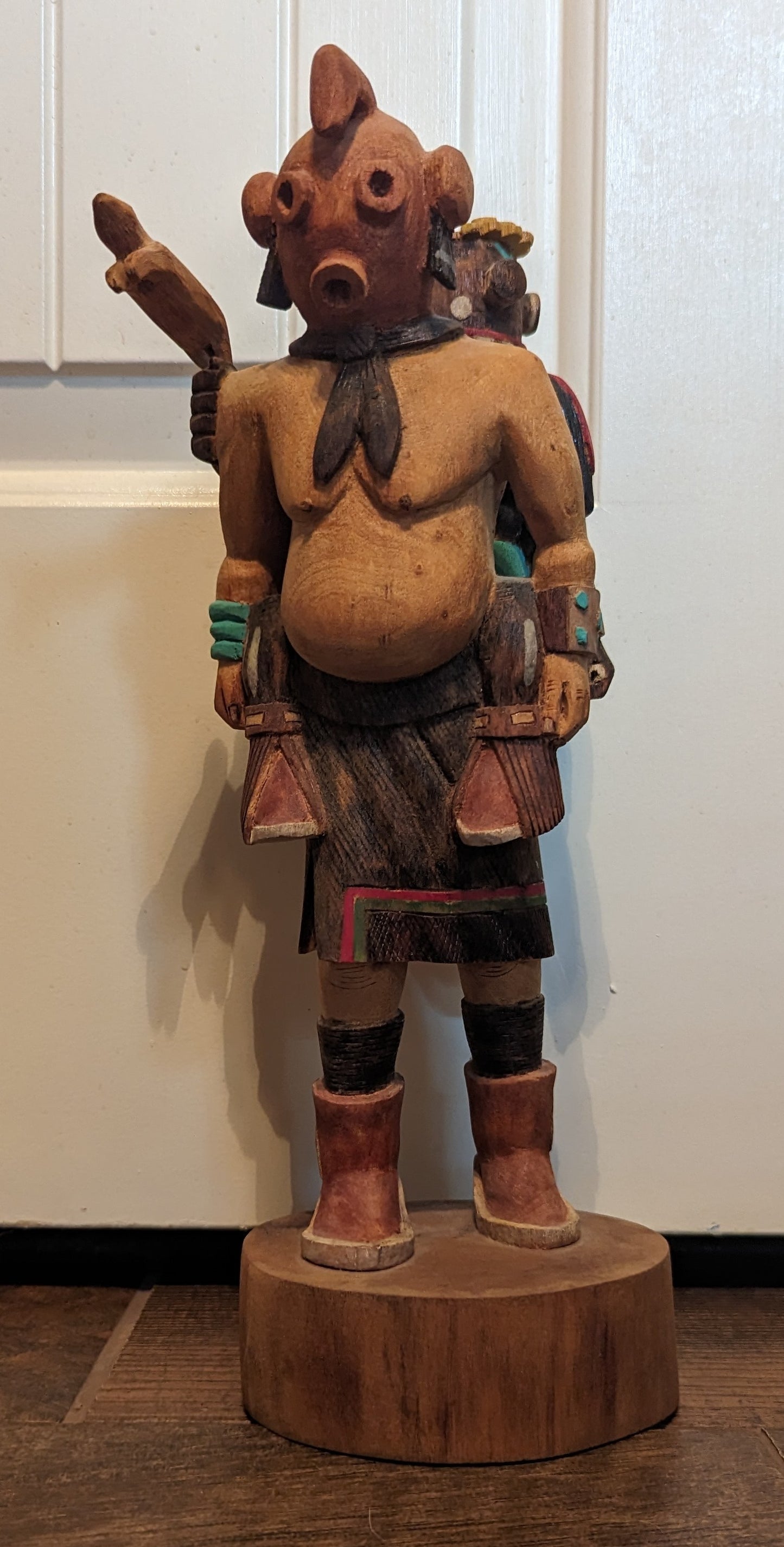 Vintage Hopi American Indian Mudhead Kachina Doll