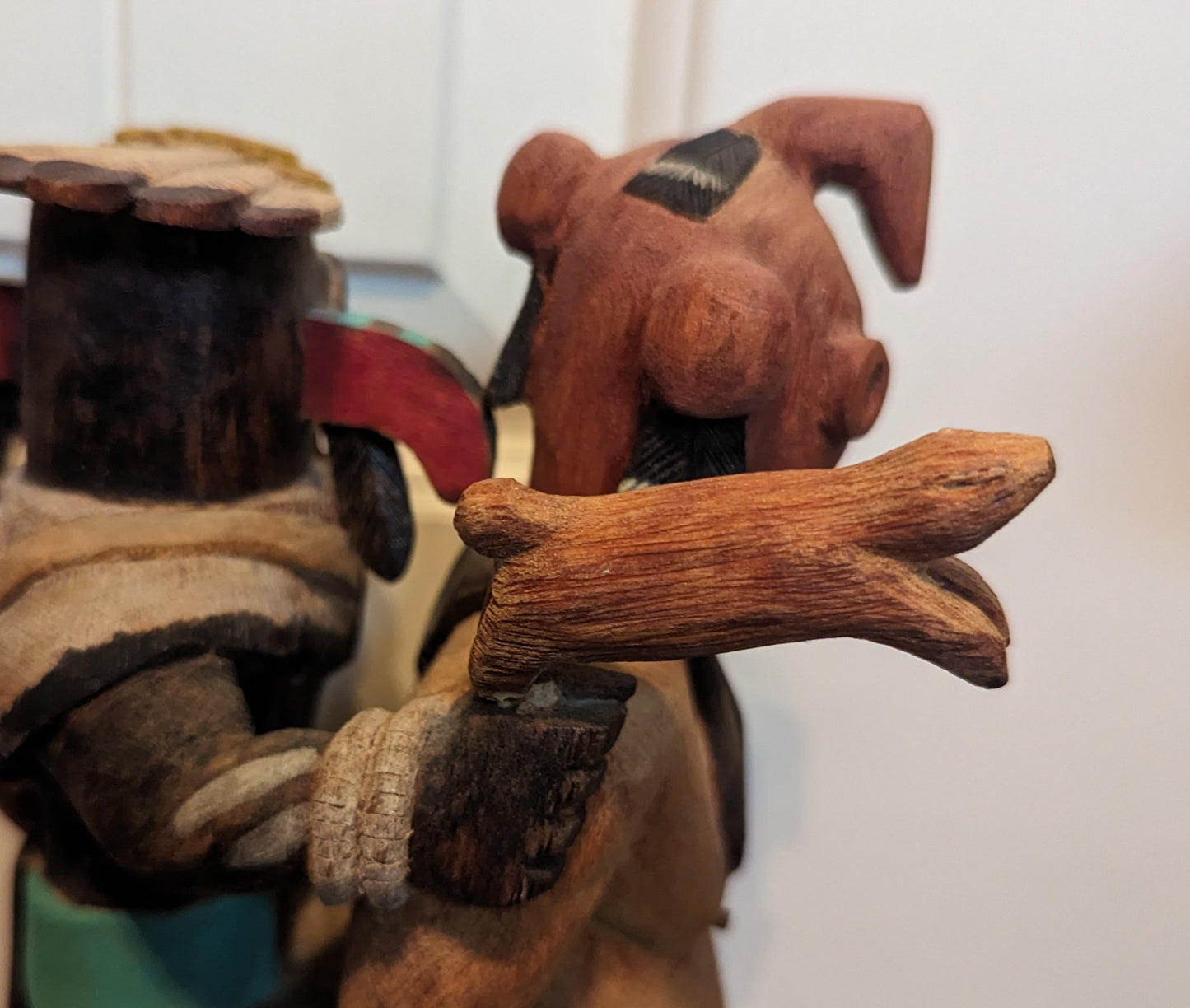 Vintage Hopi American Indian Mudhead Kachina Doll