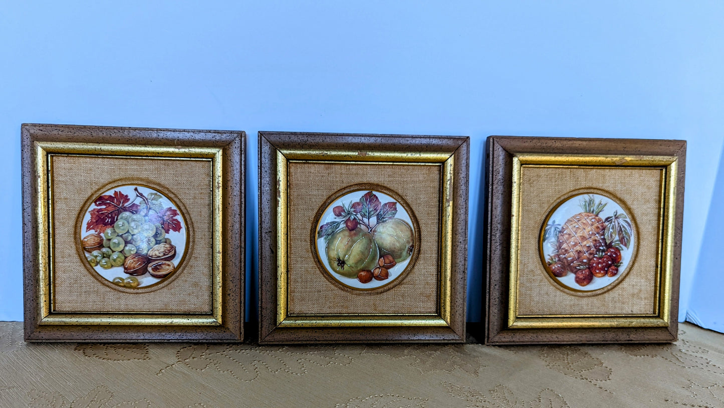 Vintage Sungott Art Studios Wall Hangings (3)