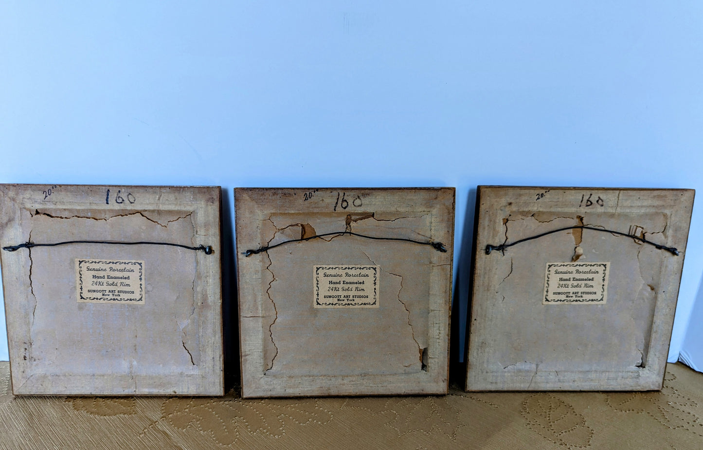Vintage Sungott Art Studios Wall Hangings (3)