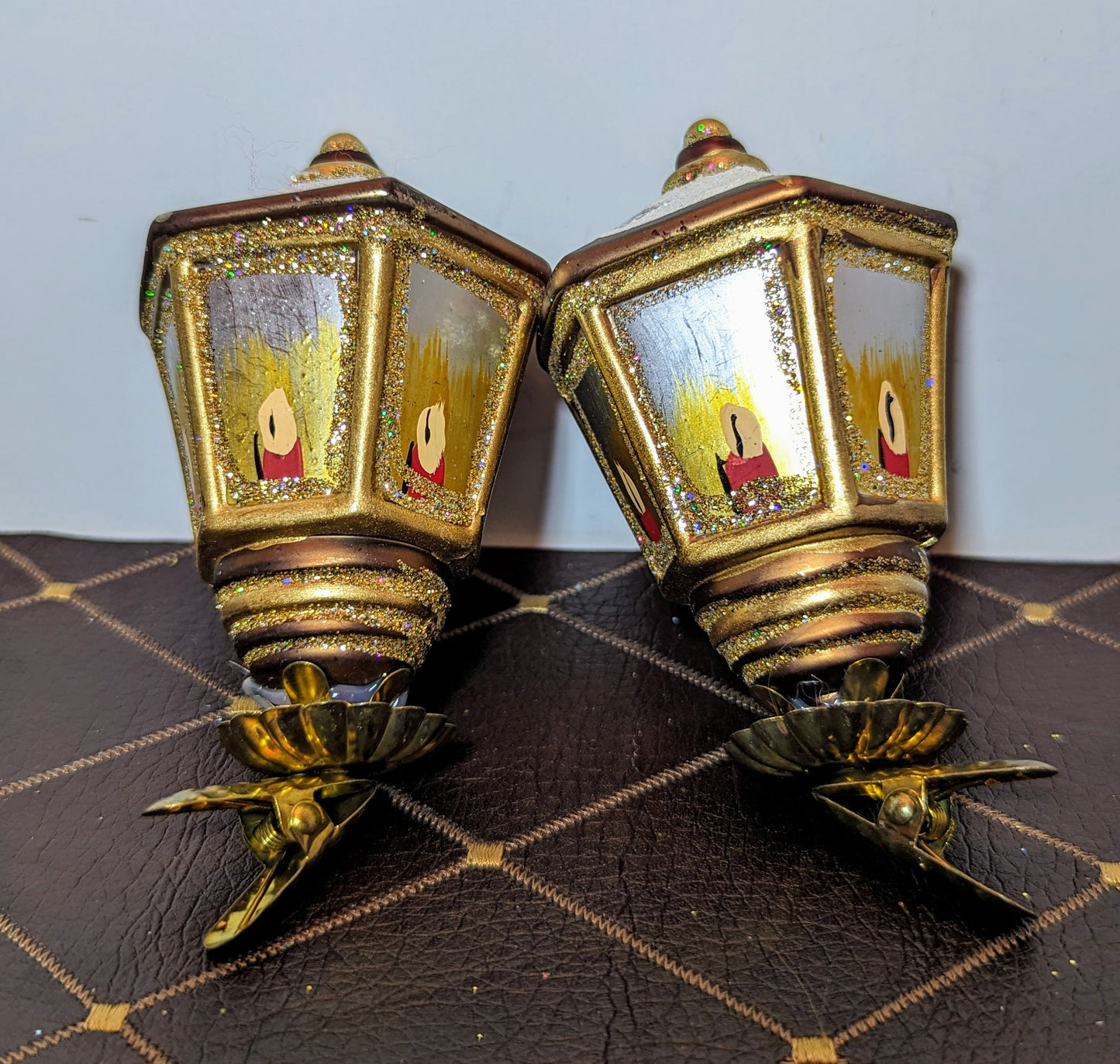 Vintage Clip-on Lantern Ornaments