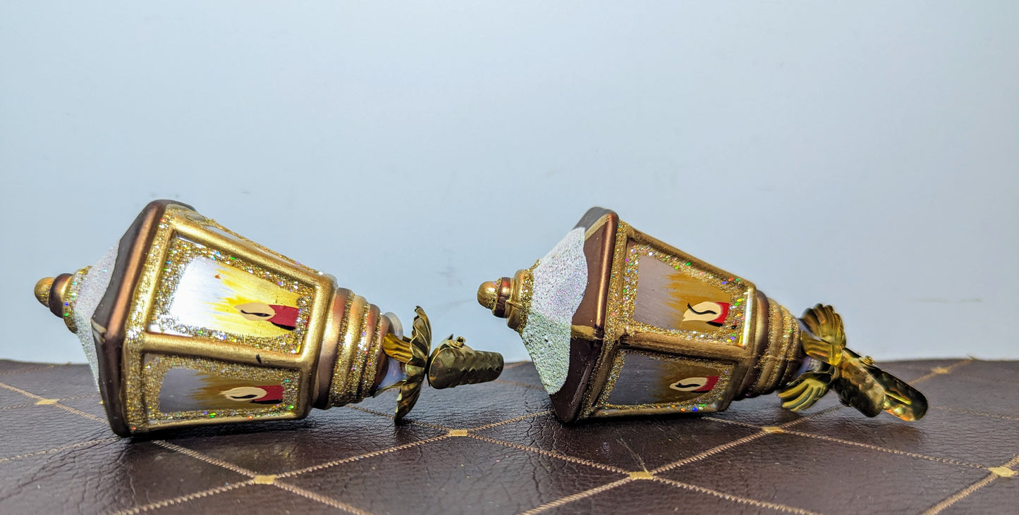 Vintage Clip-on Lantern Ornaments