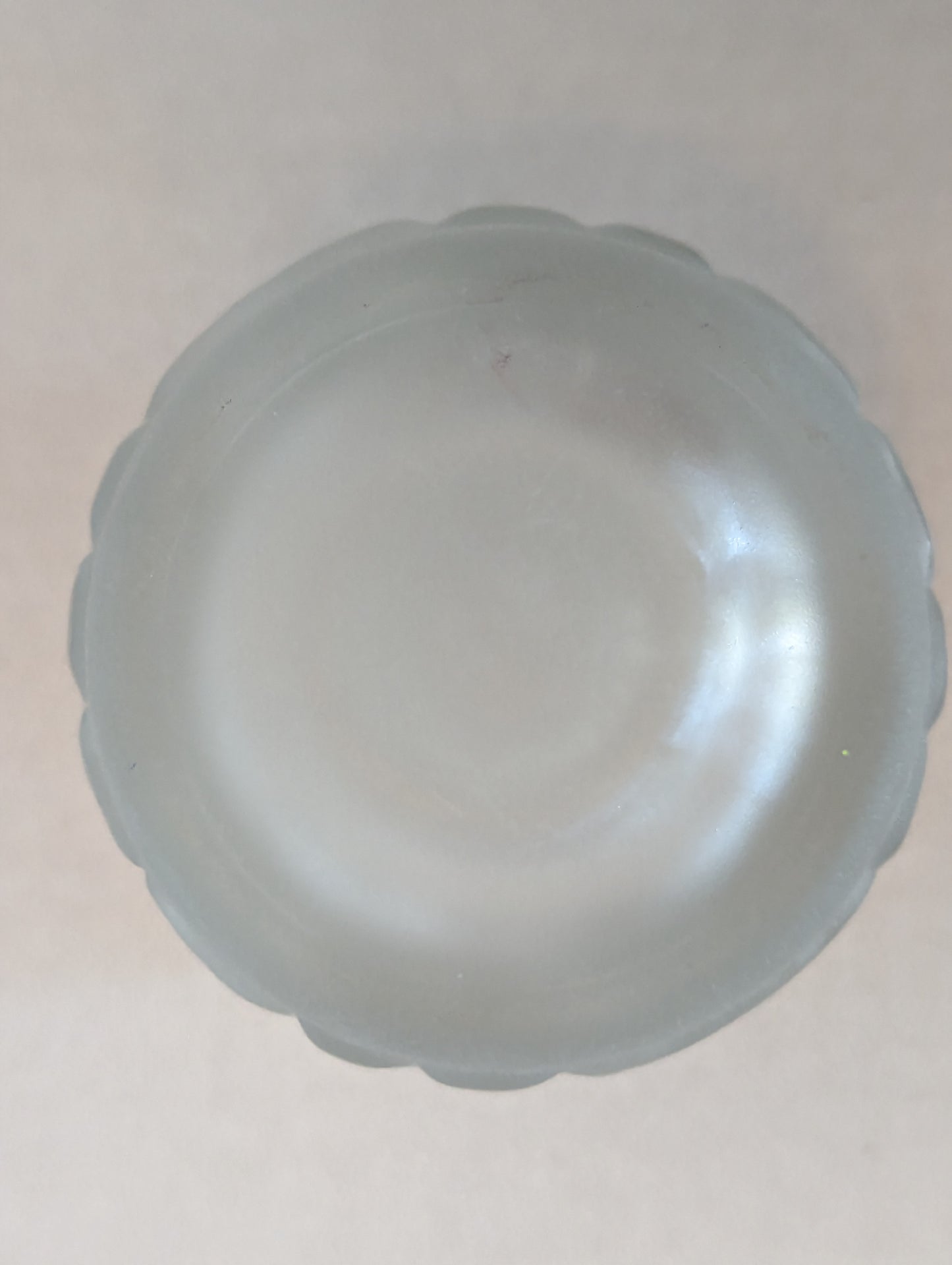 KIG Indonesia Frosted/Clear Candle Holder