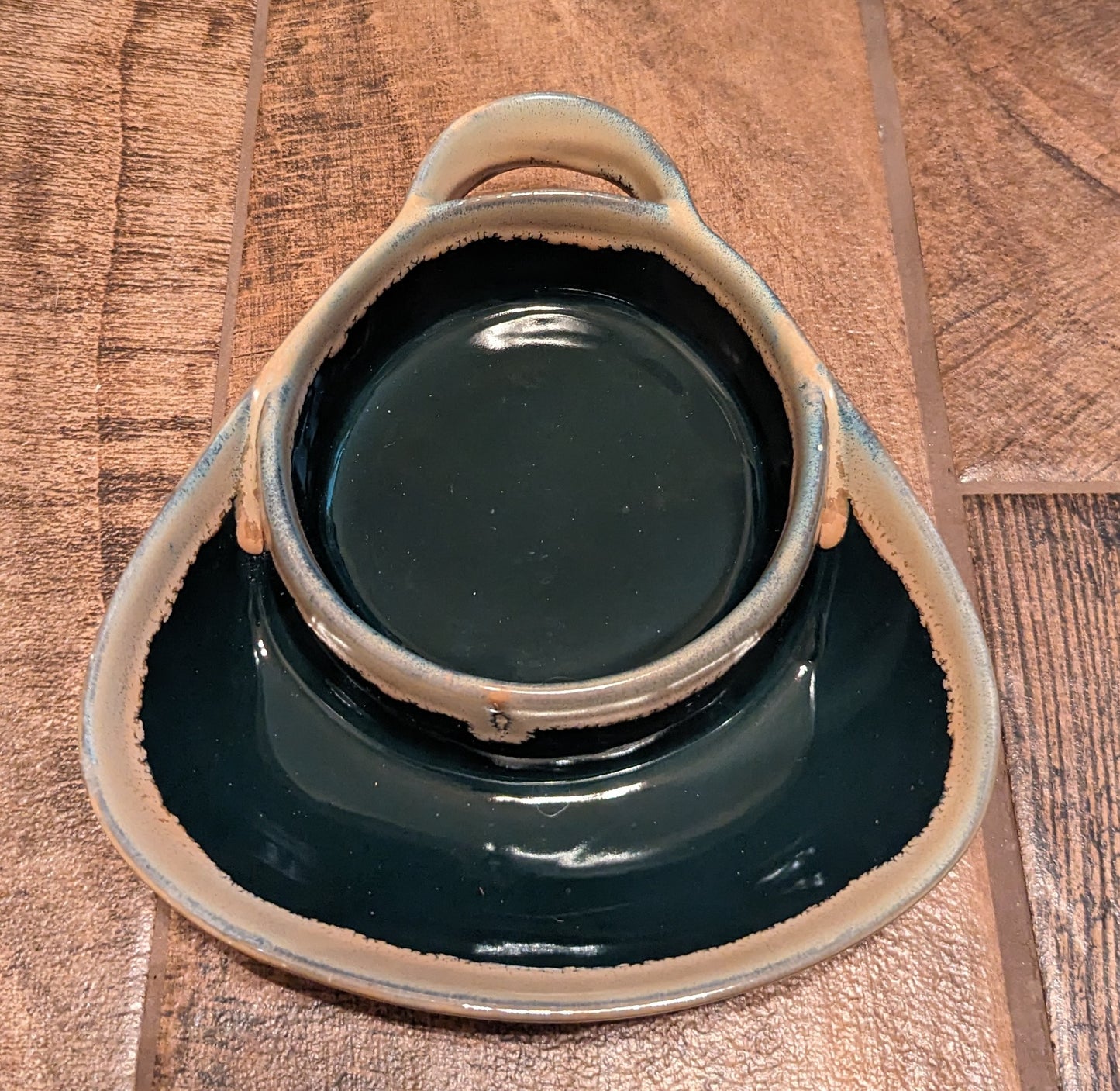 Limited Commodities Drip Glazed Vintage Chip/Dip, Soup/Cracker Bowl (set of 3)