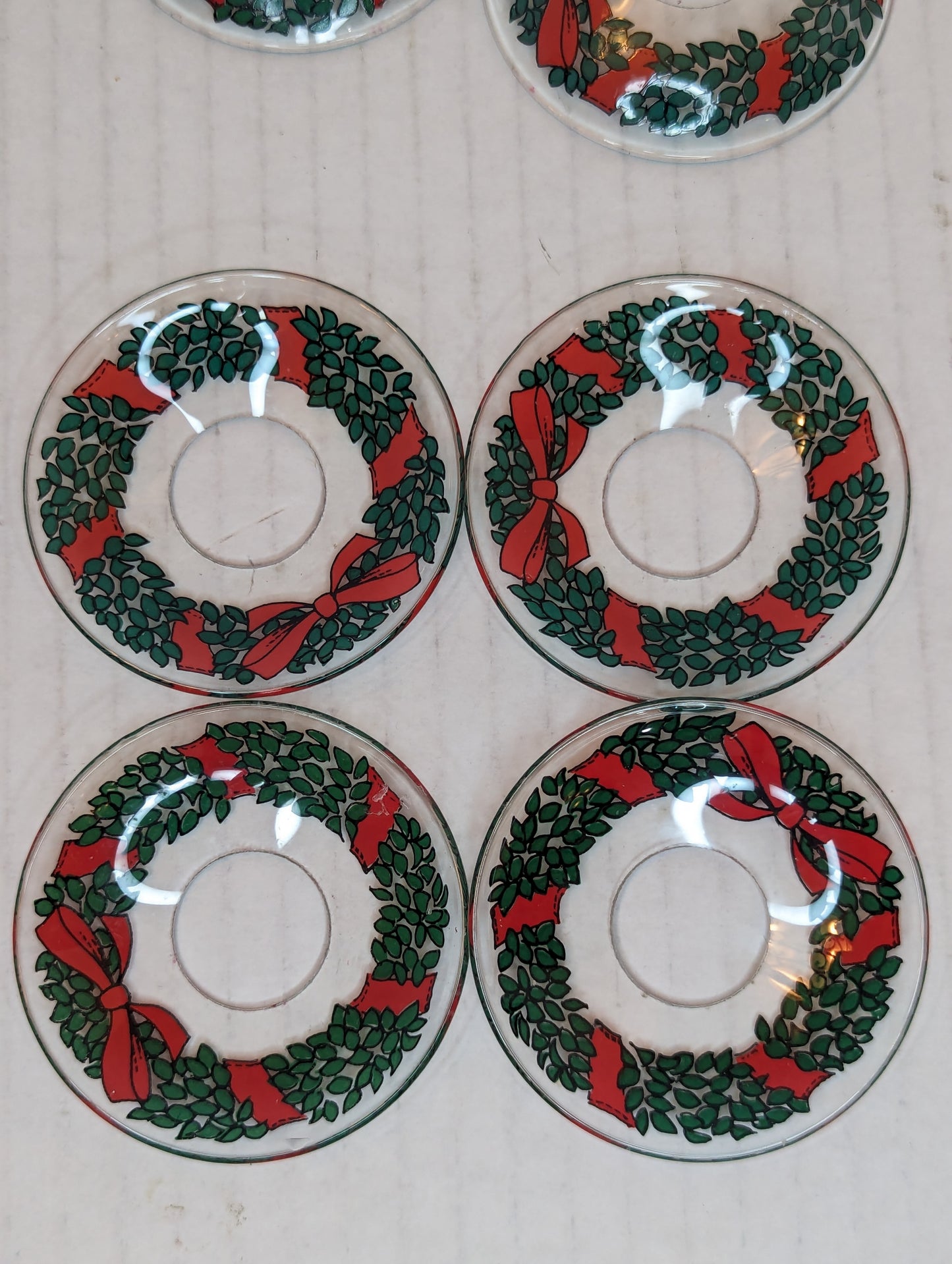 Glass Bobeches Candle Drip Rings (Set 8)