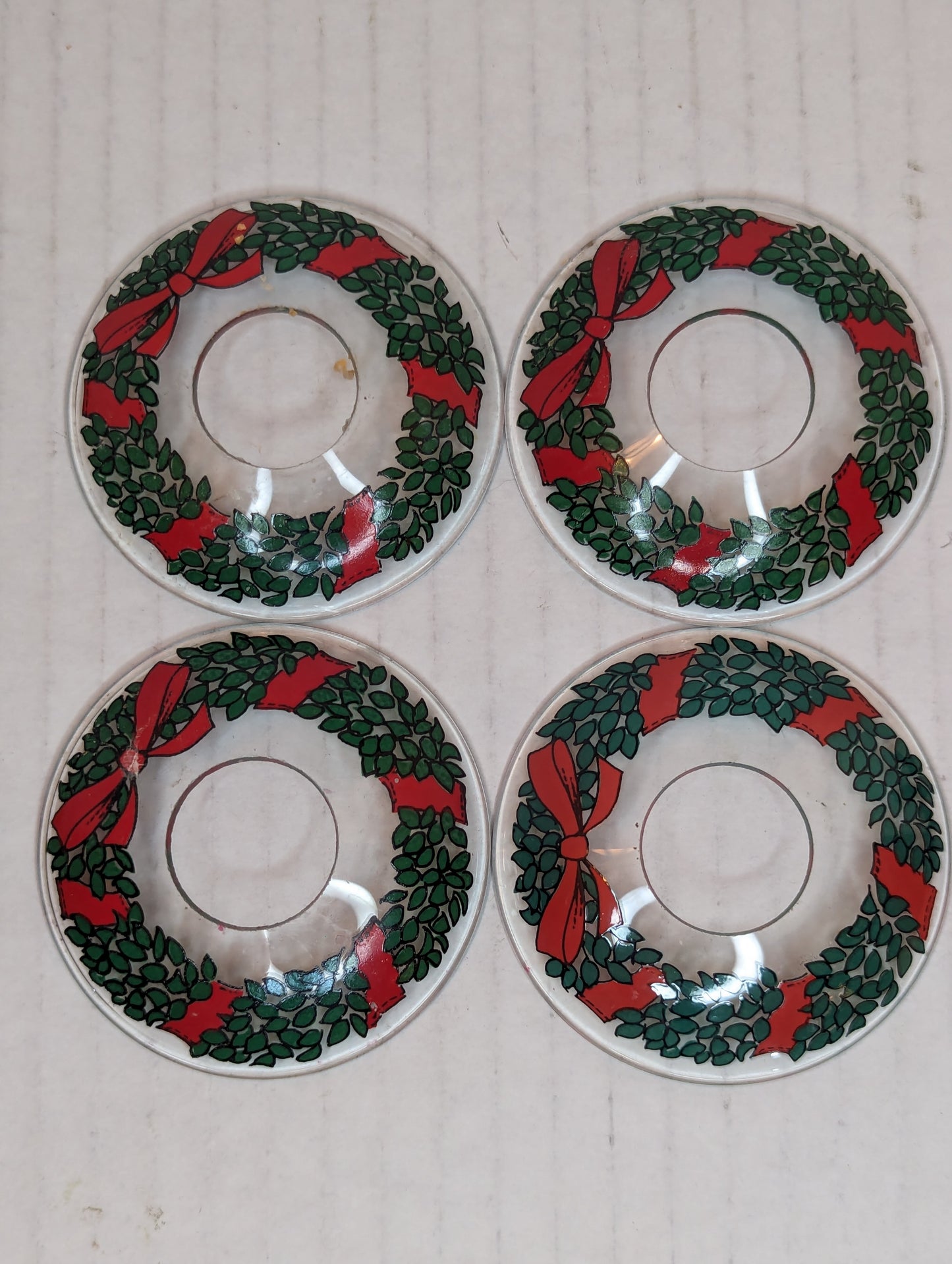 Glass Bobeches Candle Drip Rings (Set 8)