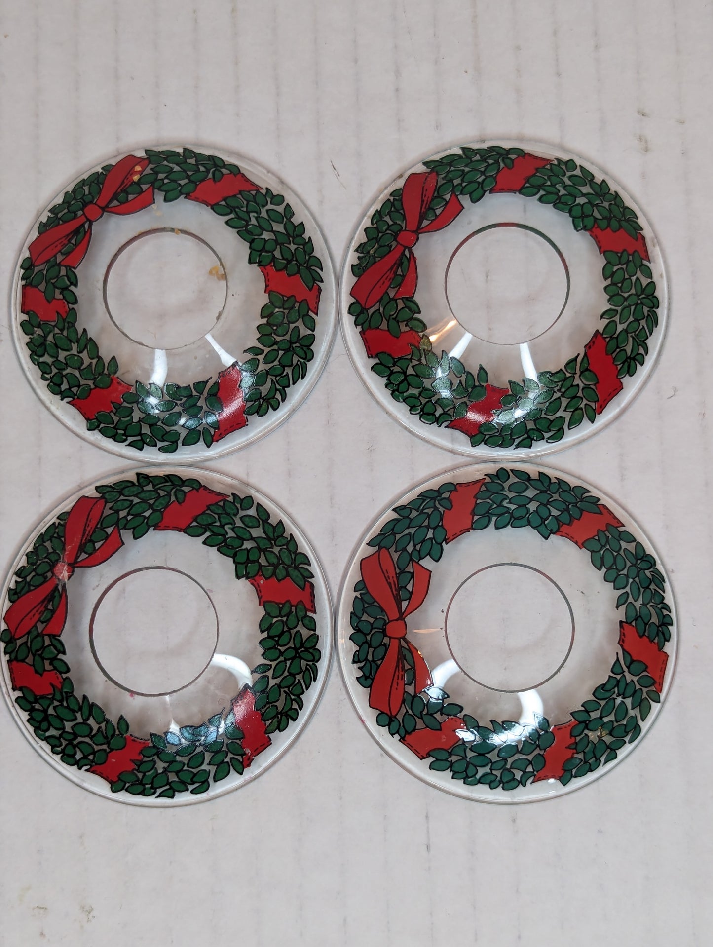 Glass Bobeches Candle Drip Rings (Set 8)