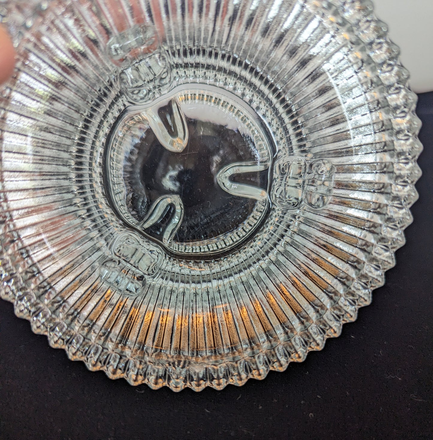 Lancaster Colony Co. Indiana Glass Reflections Candle Holder
