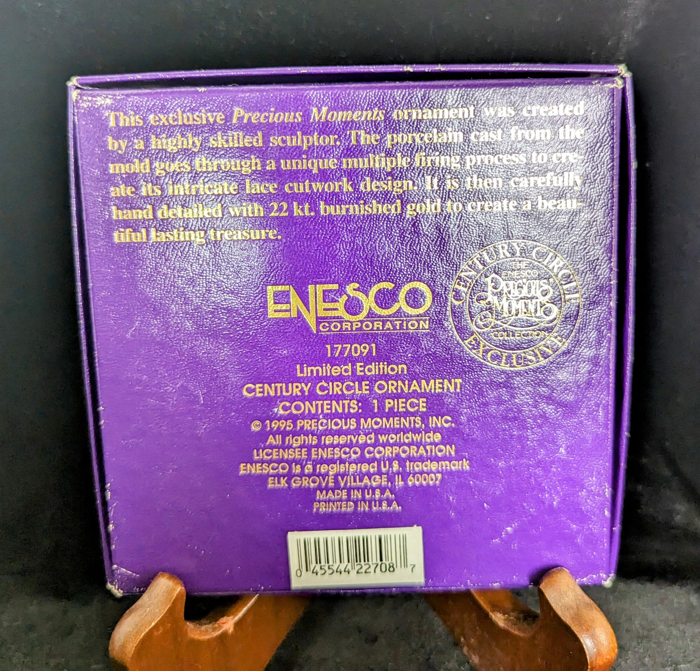 1995 Enesco Limited Series Century Circle Ornament