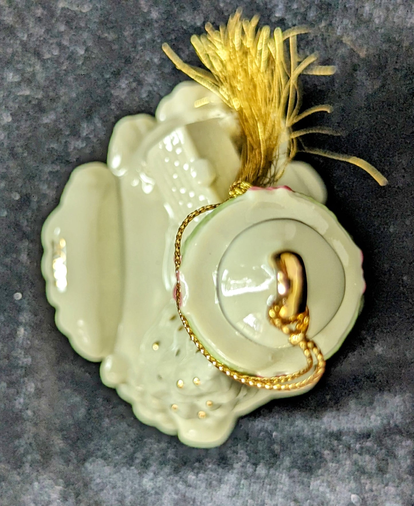 2001 Lenox Seaside Holiday Lighthouse Ornament