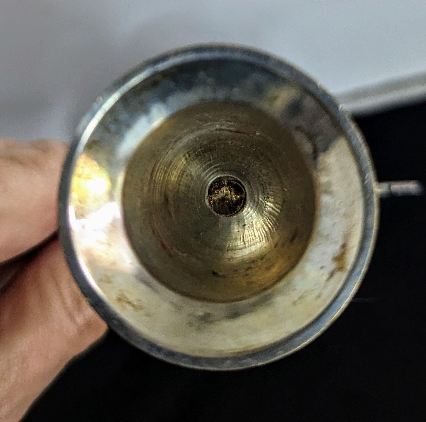 International Silver Christmas Tree Candle Holder