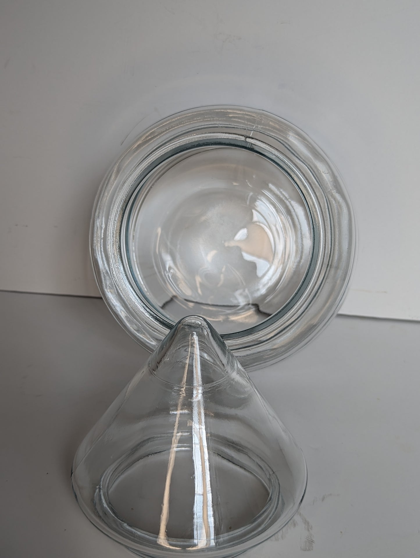 Glass Christmas Tree Candy/Cookie Jar