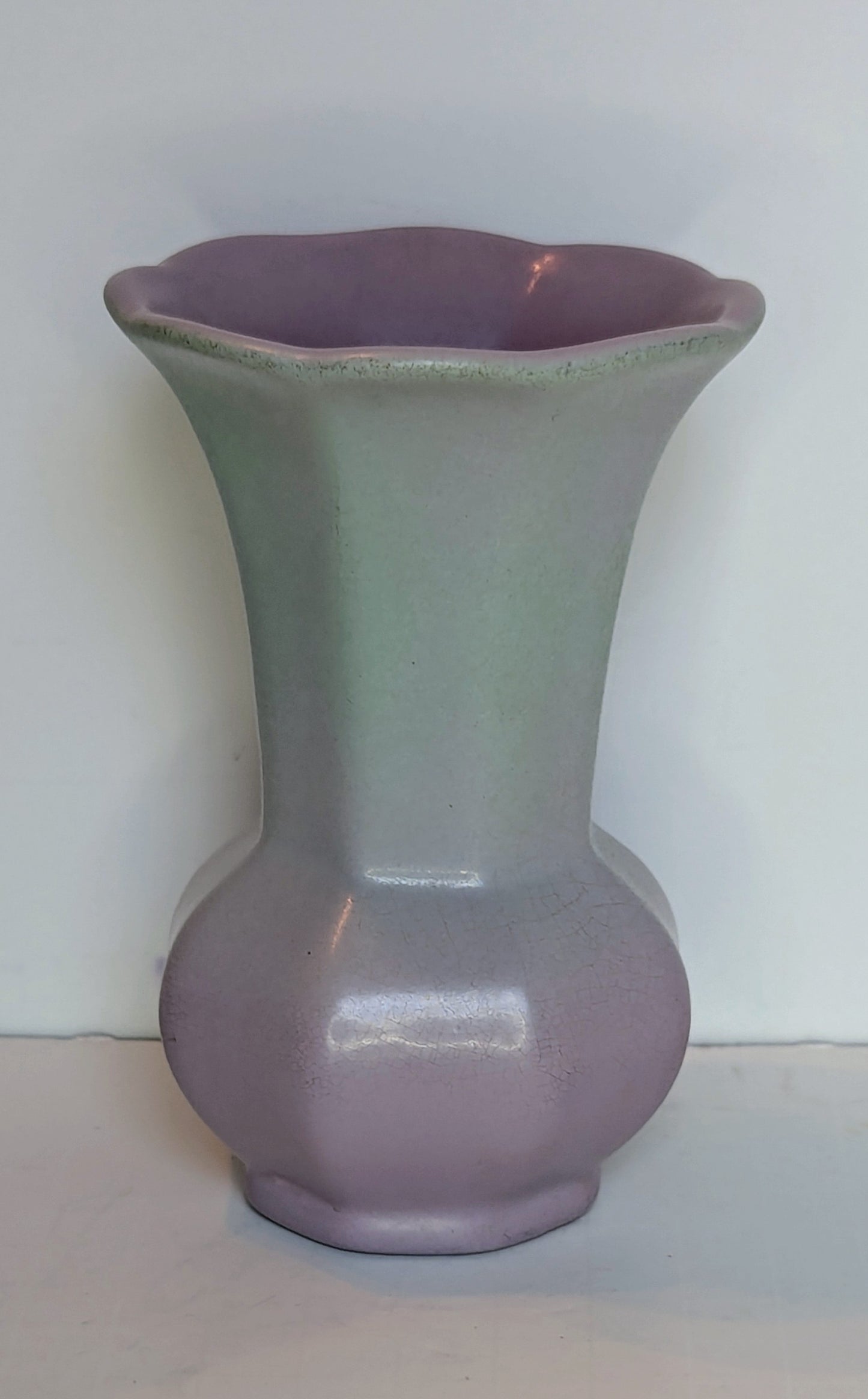 Vintage Red Wing RumRill Vase