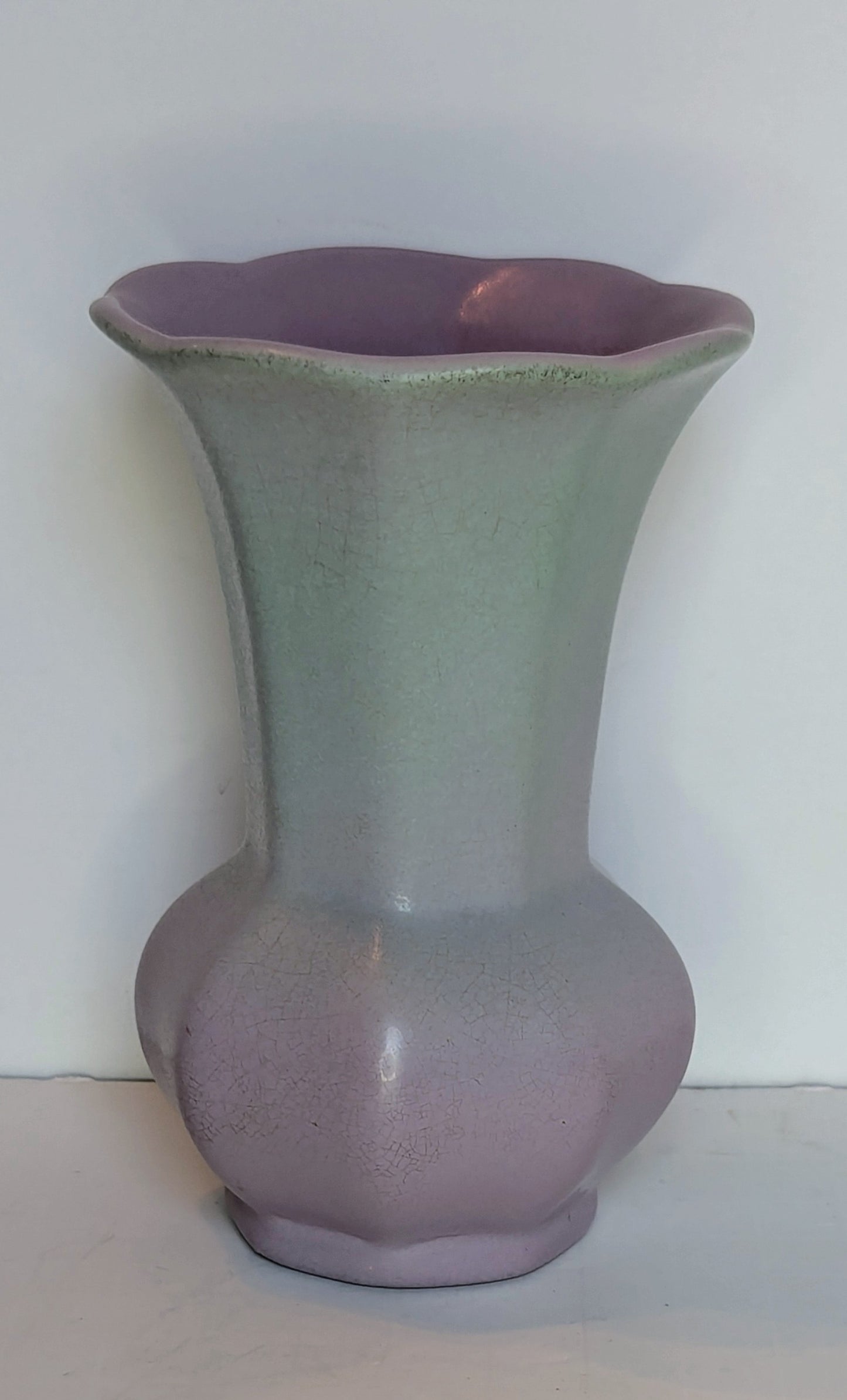 Vintage Red Wing RumRill Vase