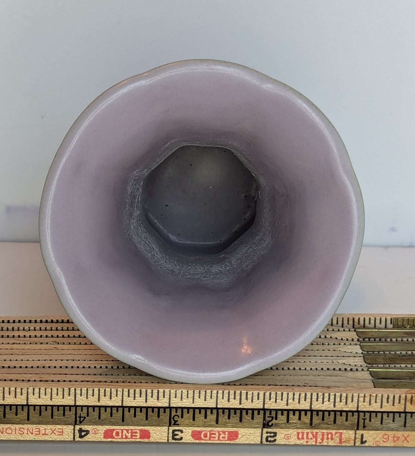 Vintage Red Wing RumRill Vase