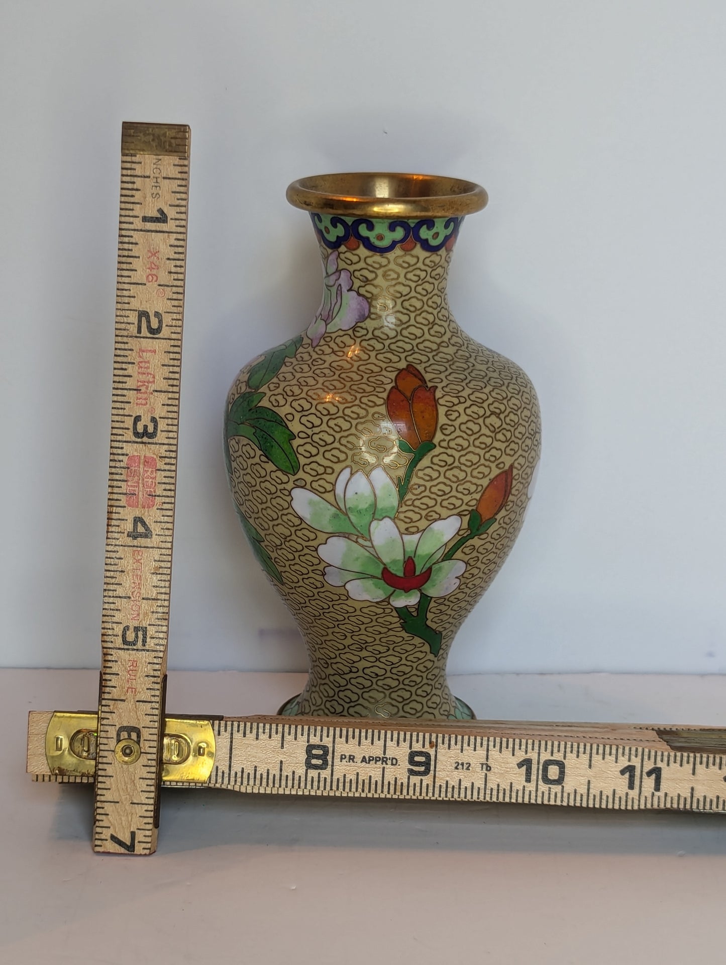 Vintage Cloisonne Bud Vase