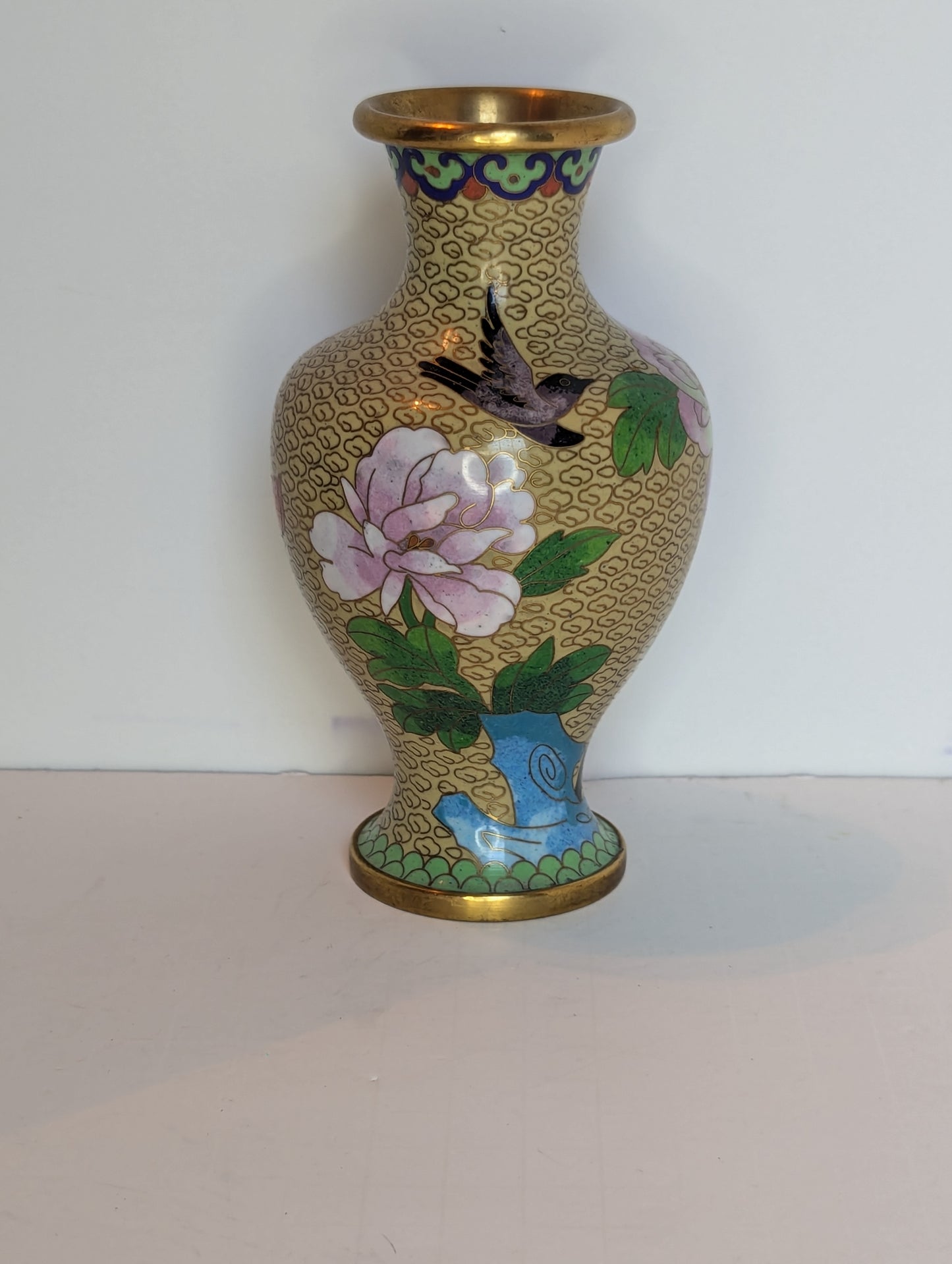 Vintage Cloisonne Bud Vase