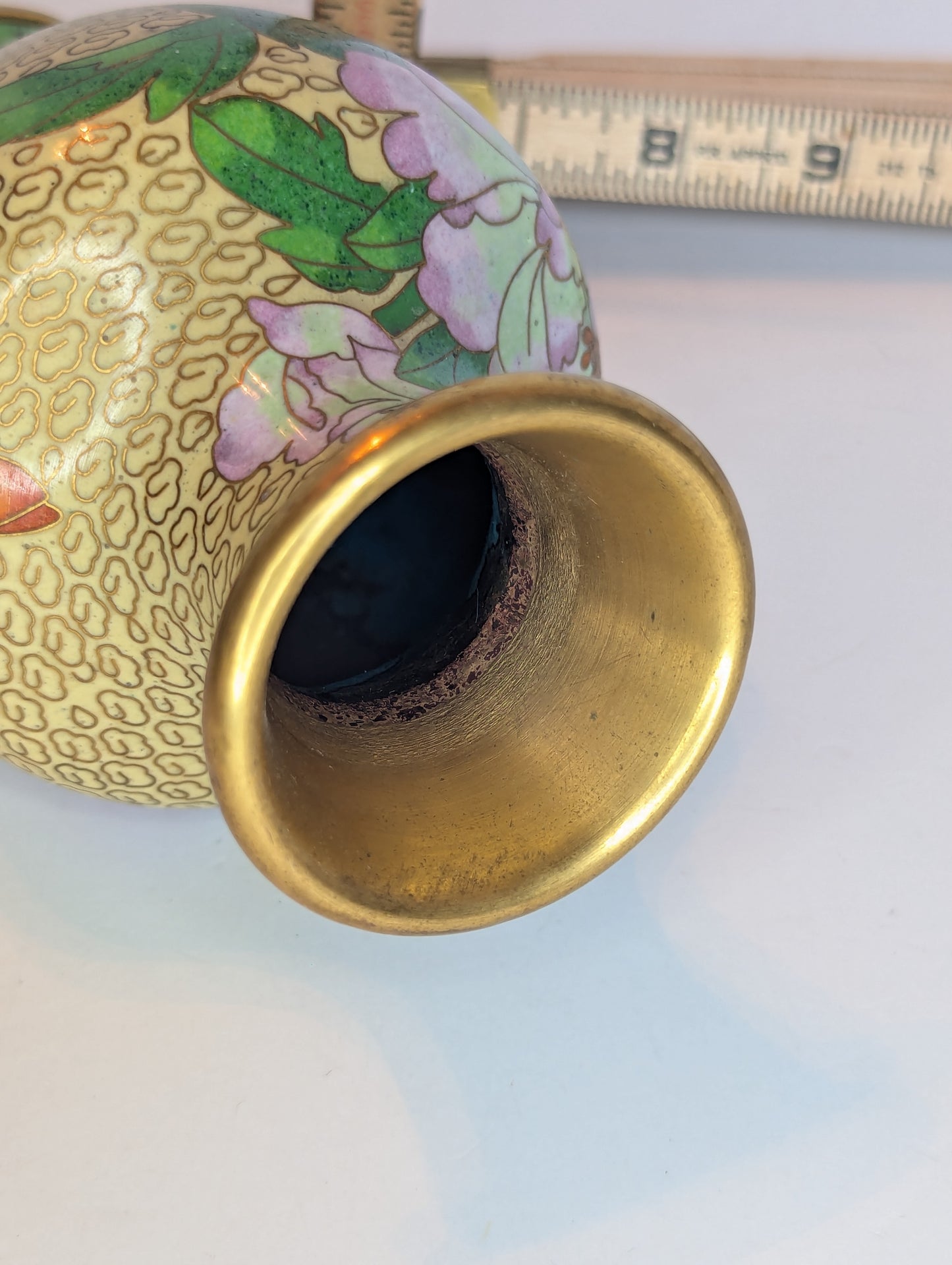 Vintage Cloisonne Bud Vase