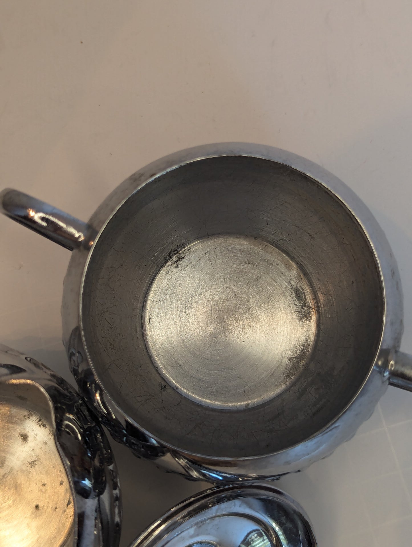 1970's Irvinware Covered Sugar and Creamer