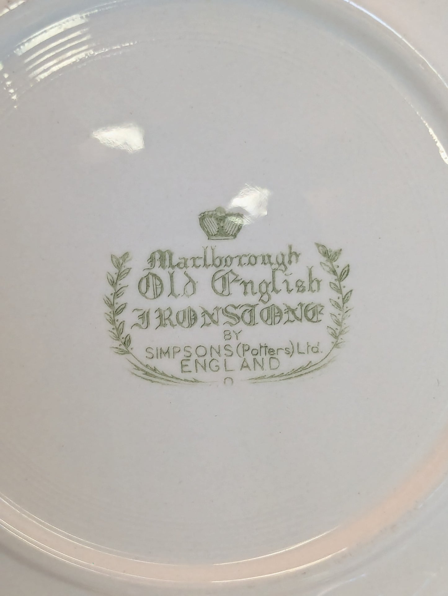 White Marlbarough Serving Bowls