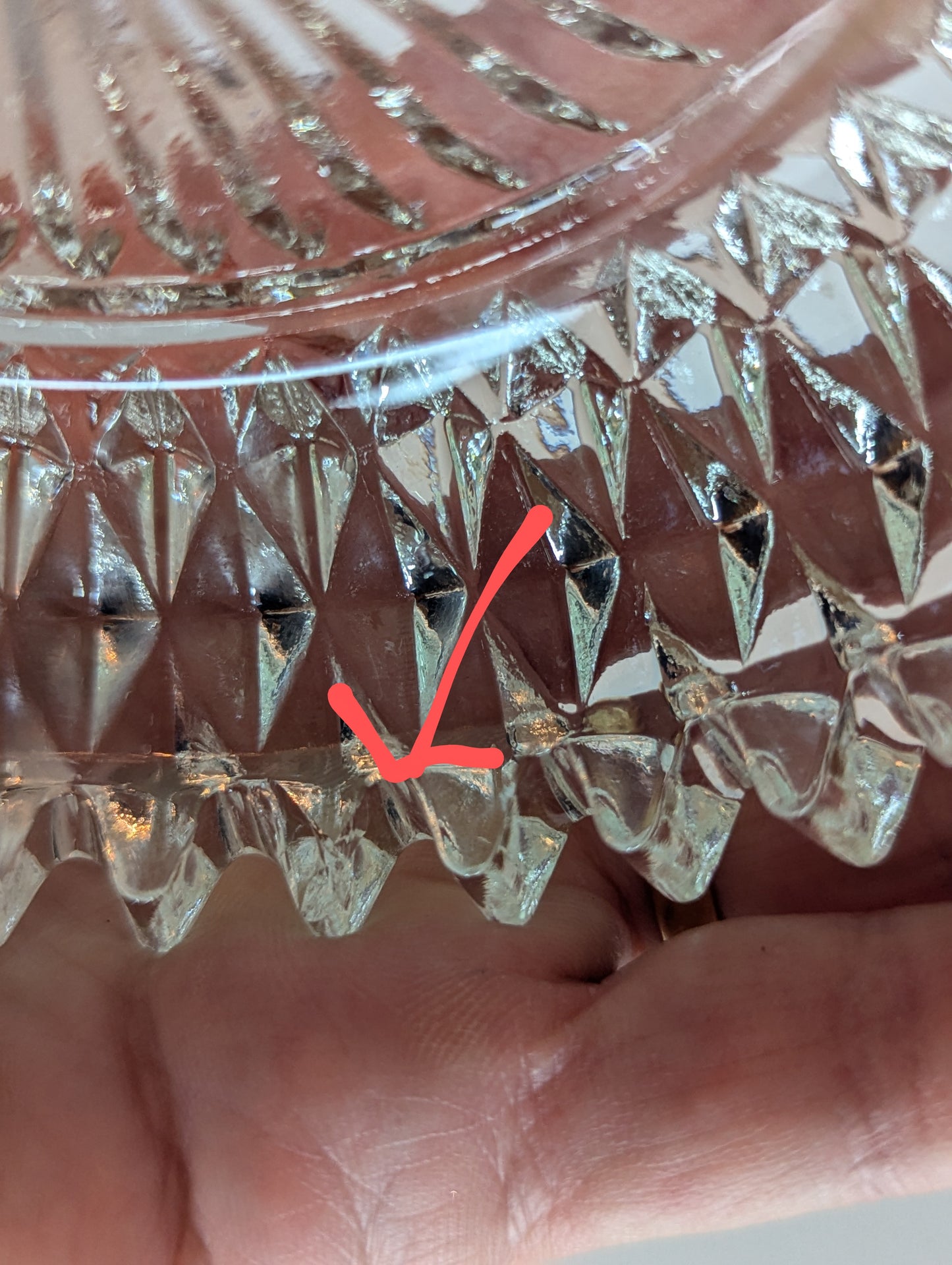 Indiana Glass, Diamond Point, Covered Candy Dish