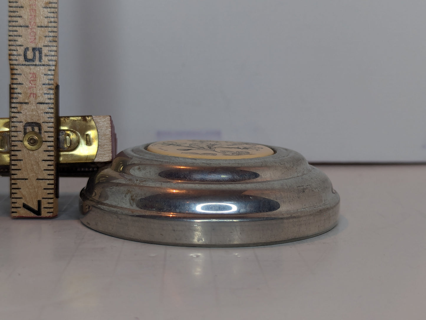 Vintage KIKH Stieff Pewter Paperweight