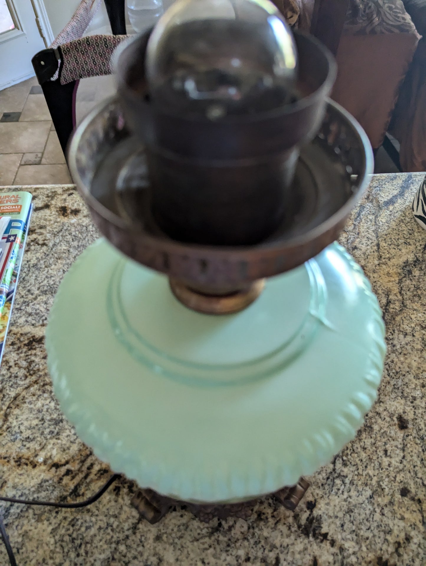 Vintage 1971 L&L GWTW Style Lamp
