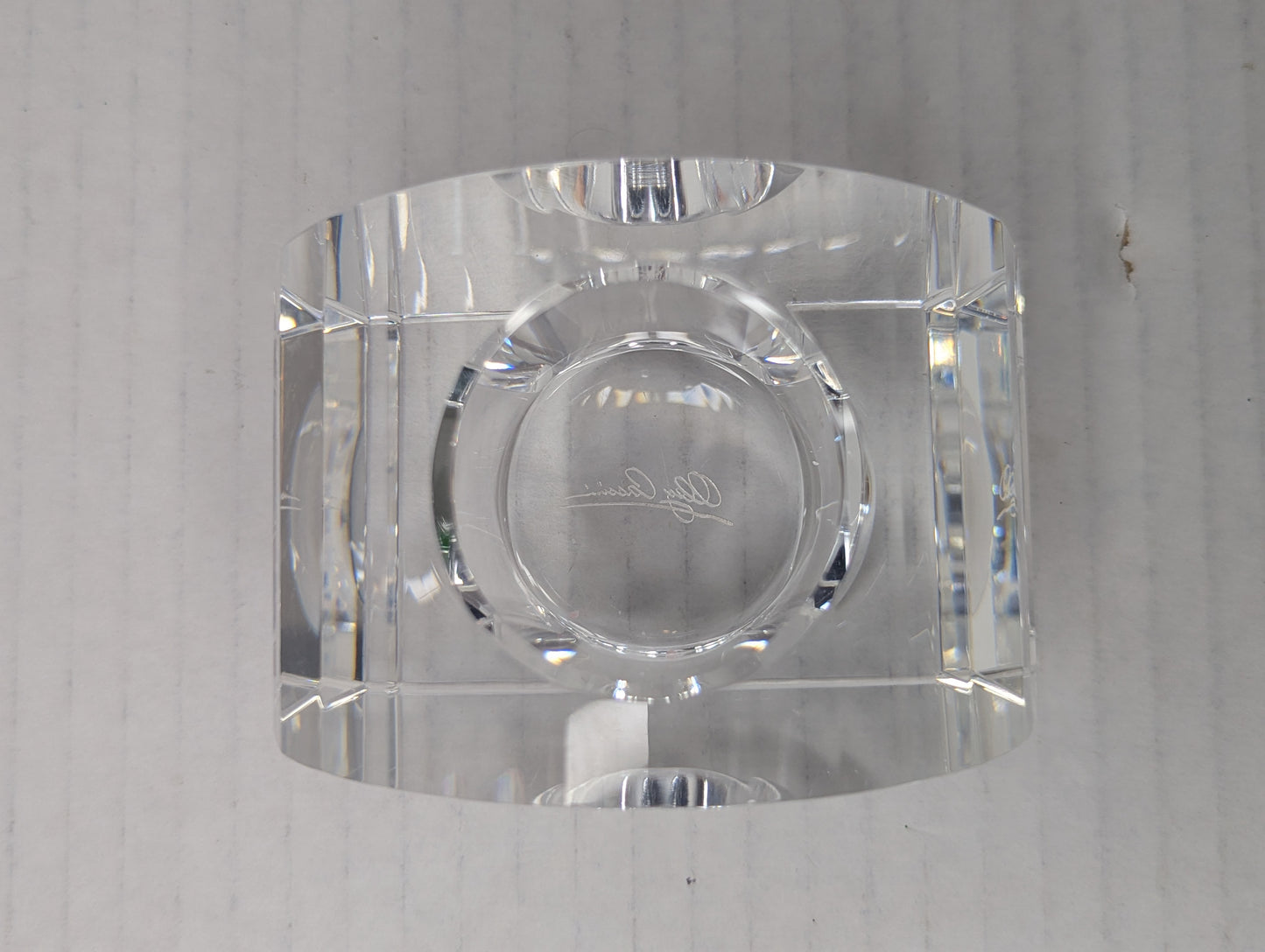 Vintage Crystal Oleg Cassini Candle Holder