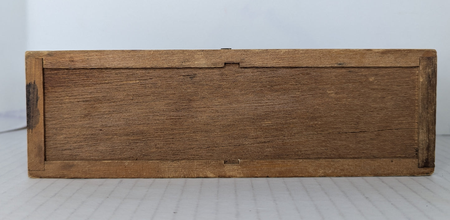 Vintage Wooden Divided Box