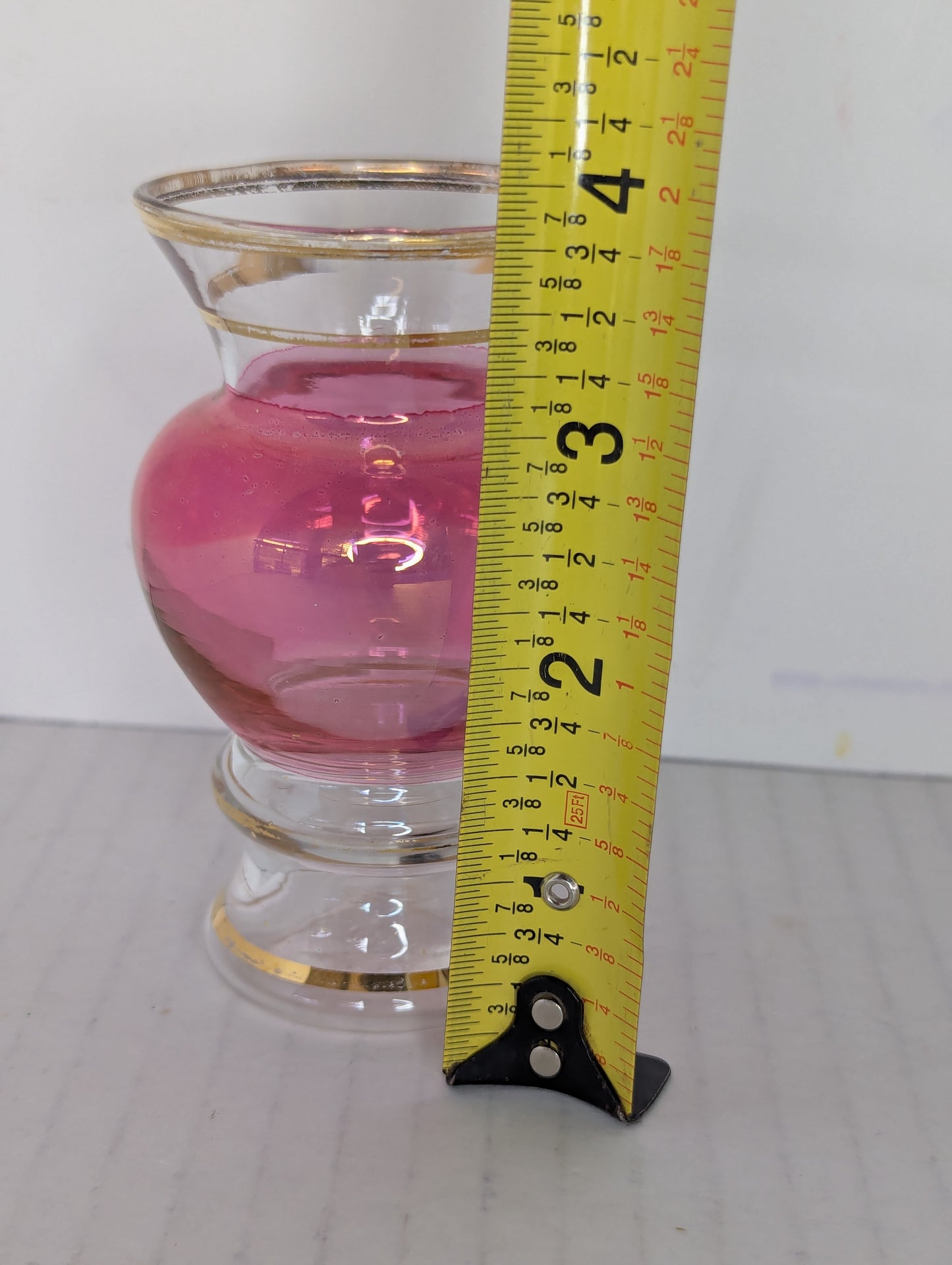 1940-50's Bartlett Collins Cranberry Bud Vase