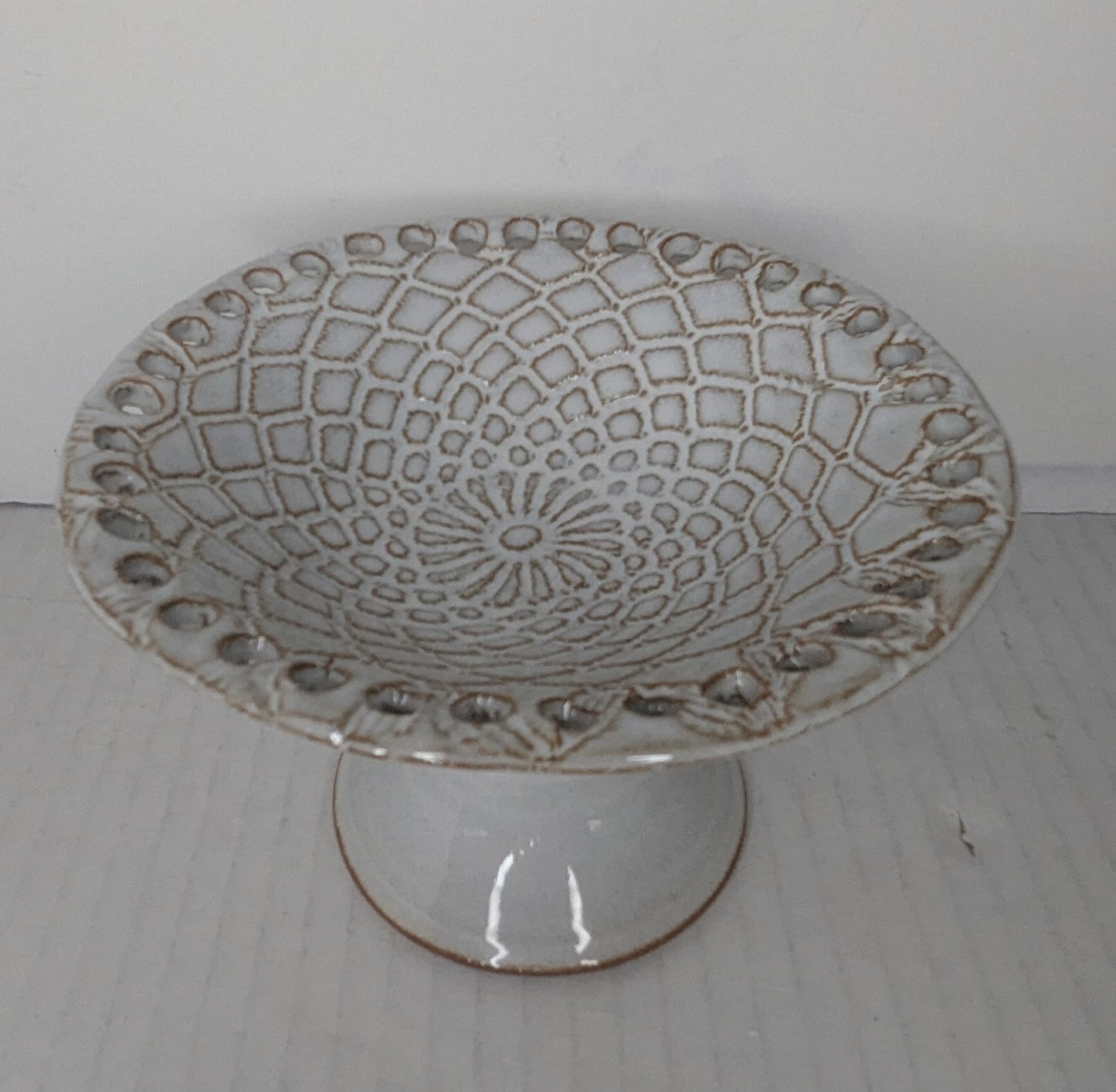 Tracy Shea Lace Pedestal Jewelry Stand