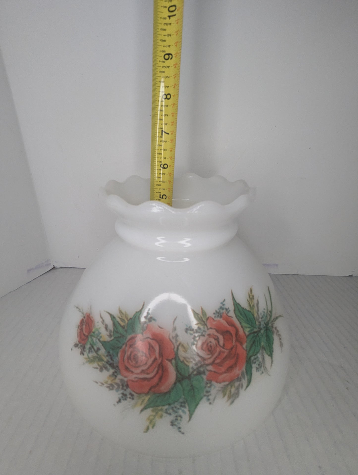 Vintage GWTW Style Hurricane Glass Globe/Lamp Shade