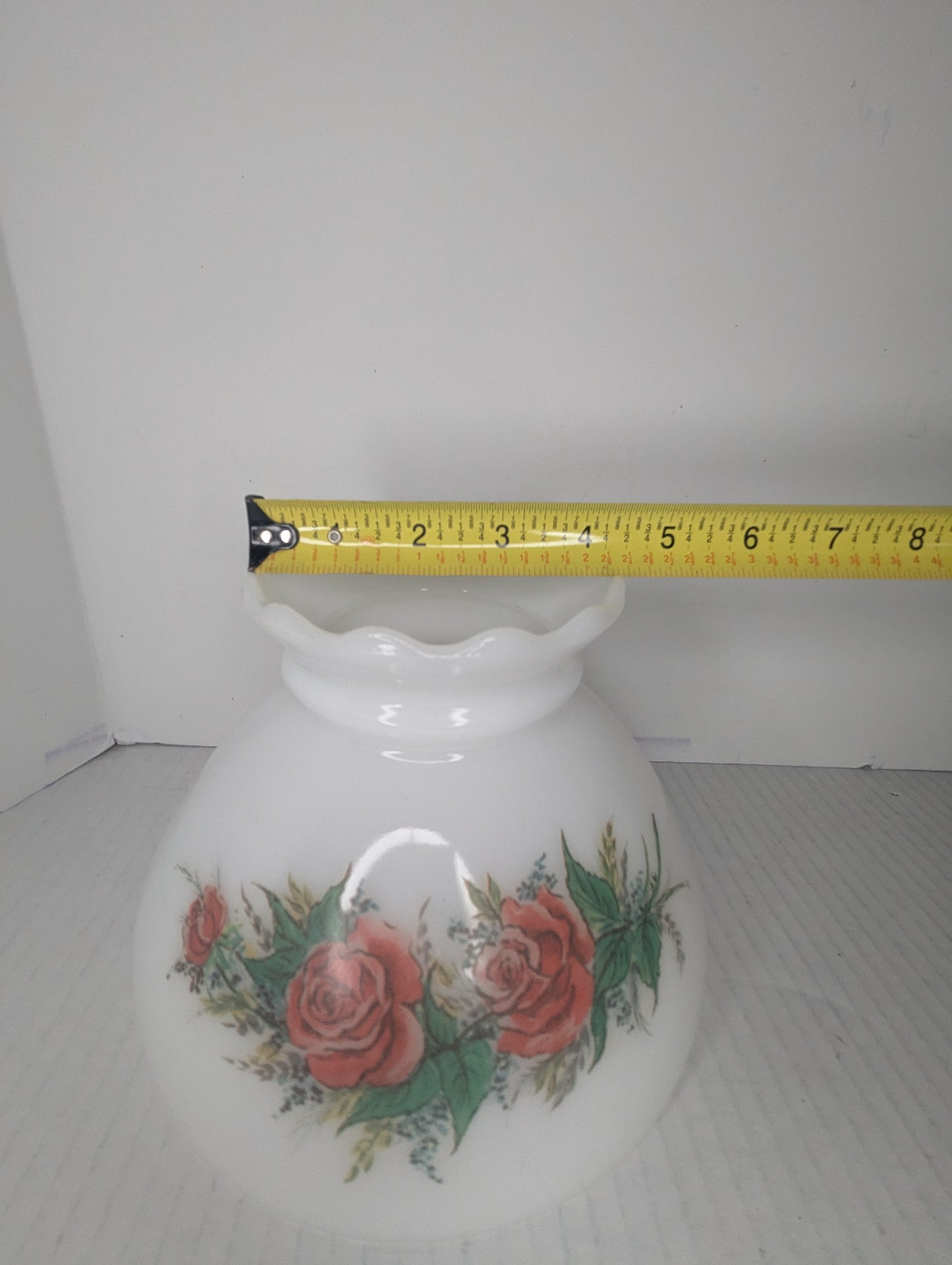 Vintage GWTW Style Hurricane Glass Globe/Lamp Shade