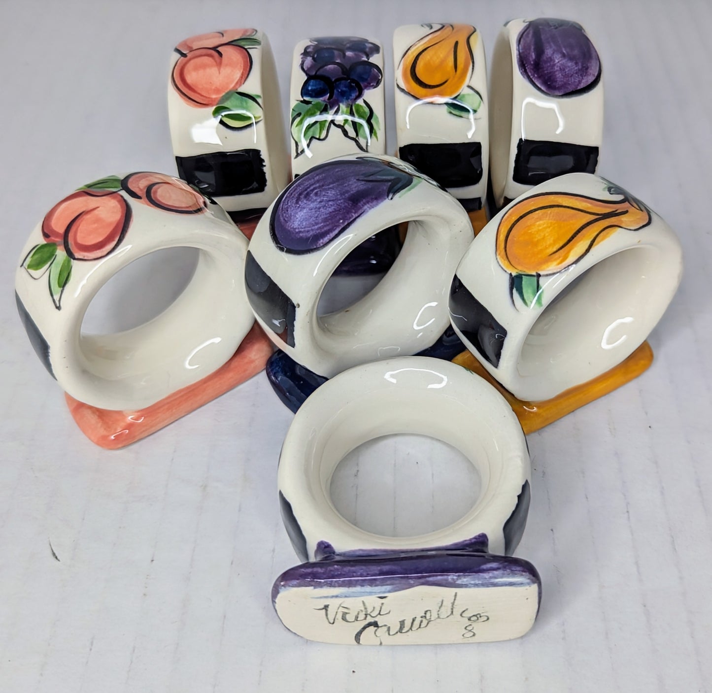 Vintage Vicki Carroll Napkin Rings