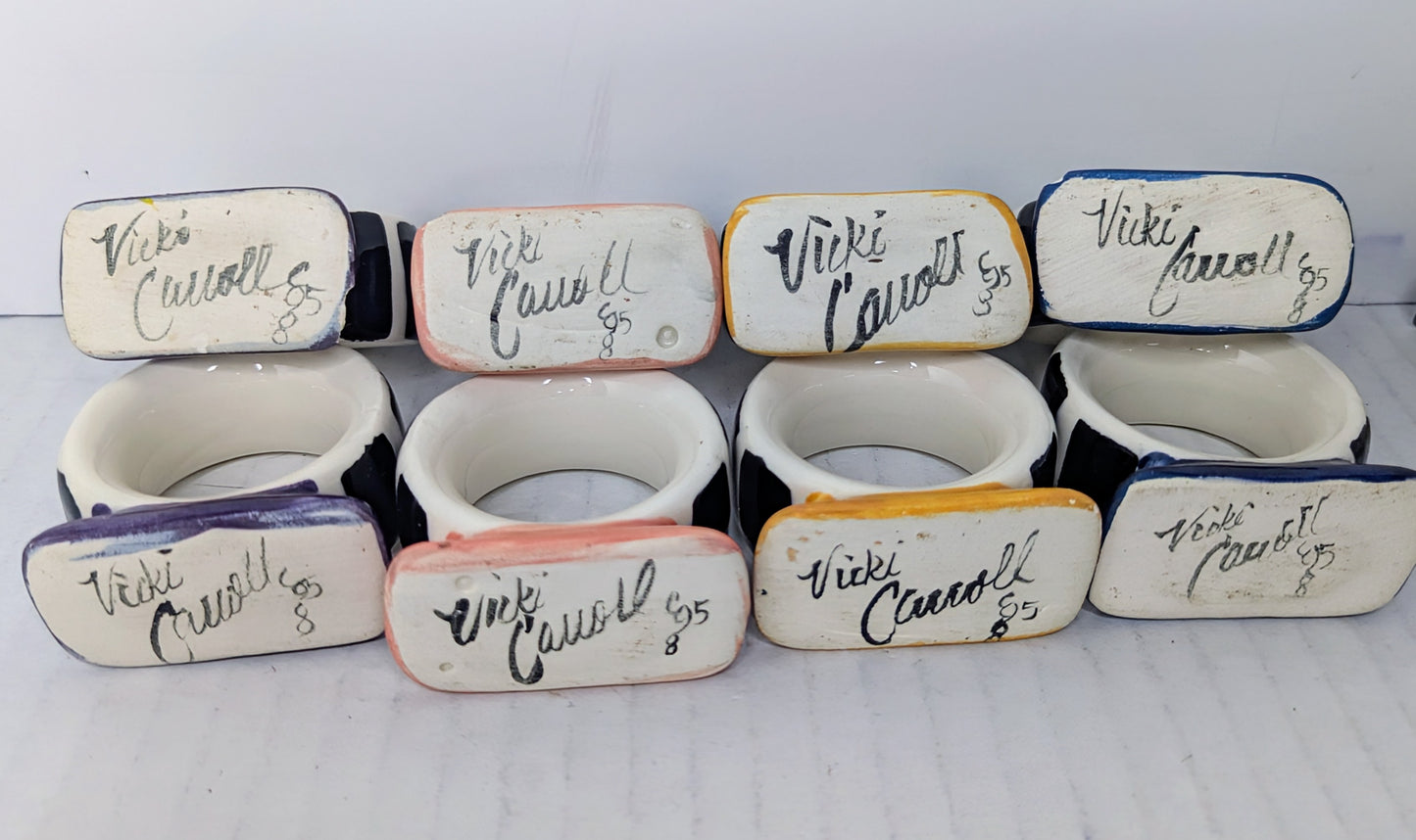 Vintage Vicki Carroll Napkin Rings