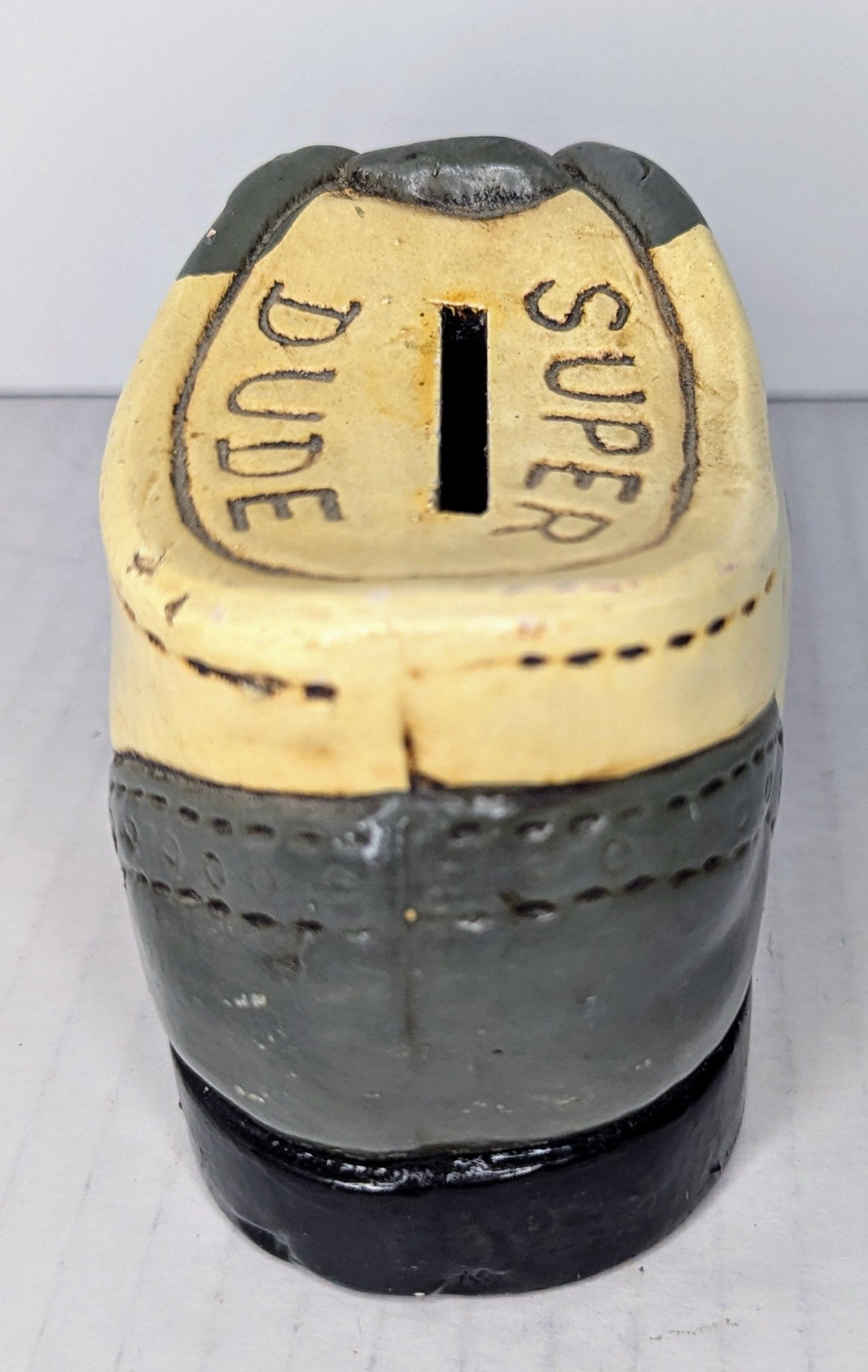 Vintage Enesco "Super Dude" Shoe Bank