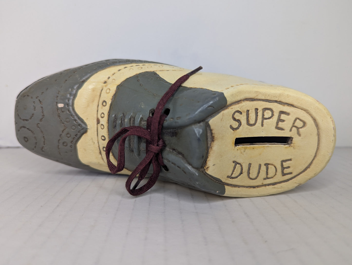 Vintage Enesco "Super Dude" Shoe Bank