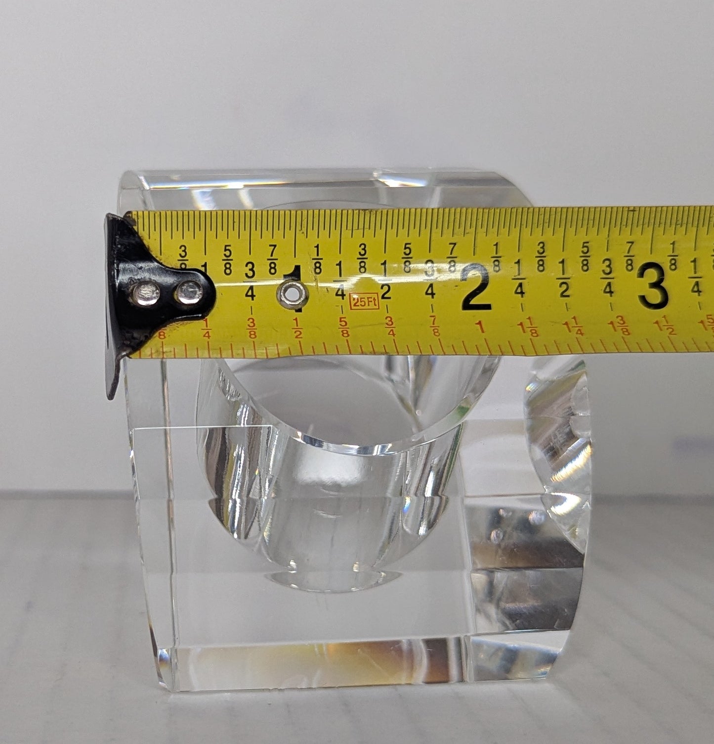 Vintage Crystal Oleg Cassini Candle Holder