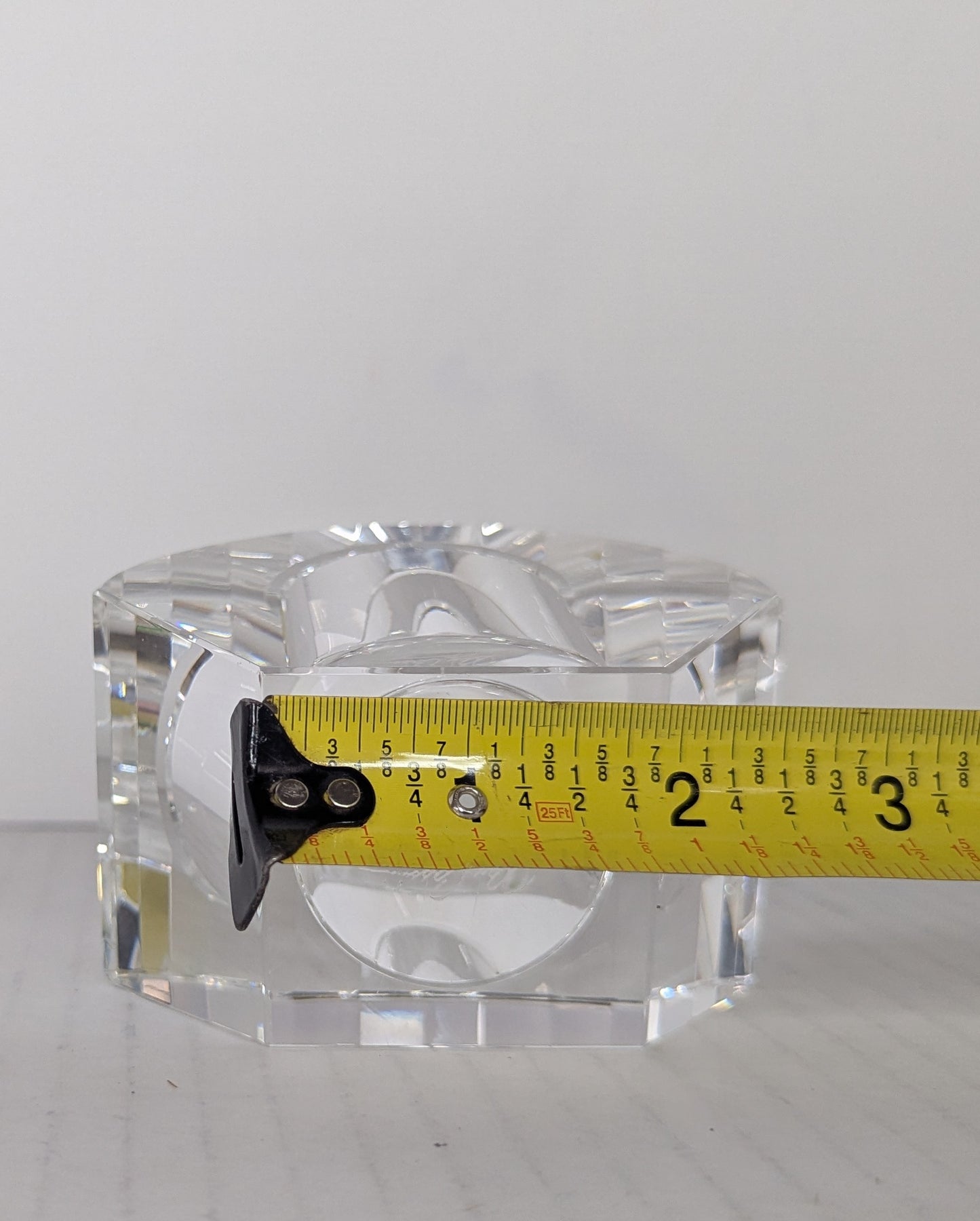 Vintage Crystal Oleg Cassini Candle Holder