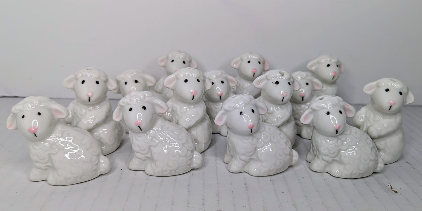 Lamb Salt and Pepper Shakers (7 sets)