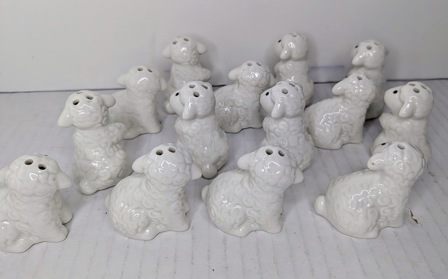 Lamb Salt and Pepper Shakers (7 sets)