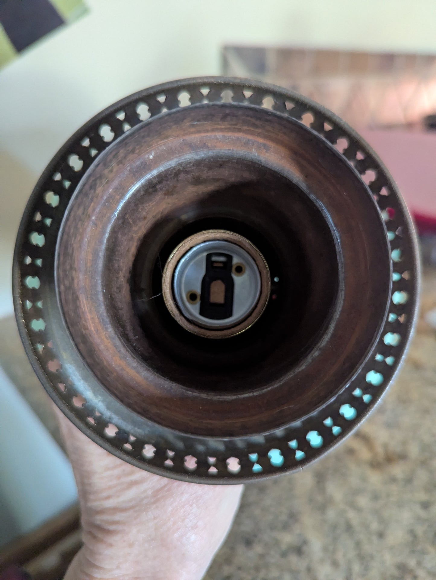 Vintage 1971 L&L GWTW Style Lamp