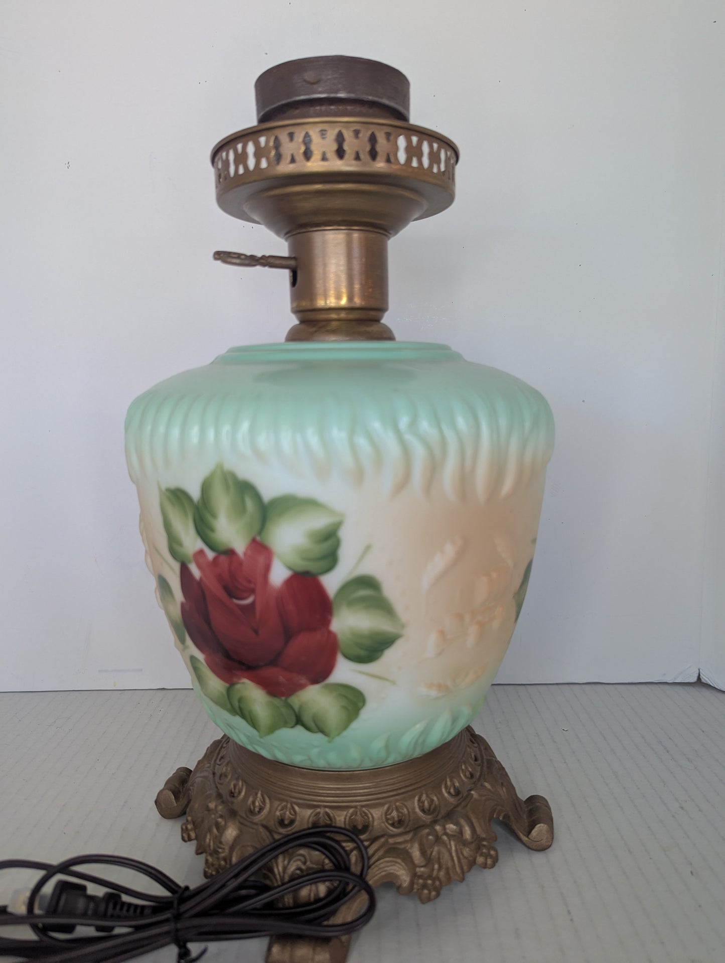 Vintage 1971 L&L GWTW Style Lamp