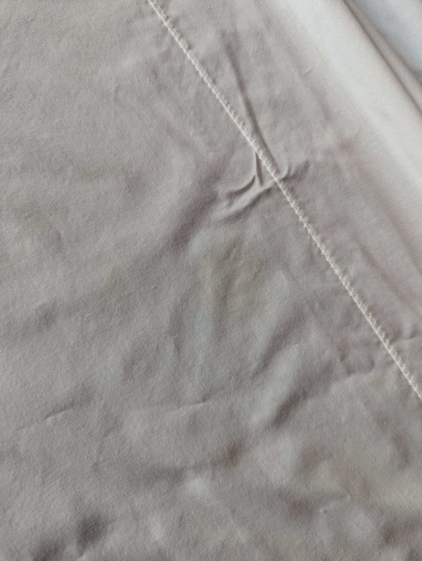 Handmade, Hand Embroidered White Tablecloth