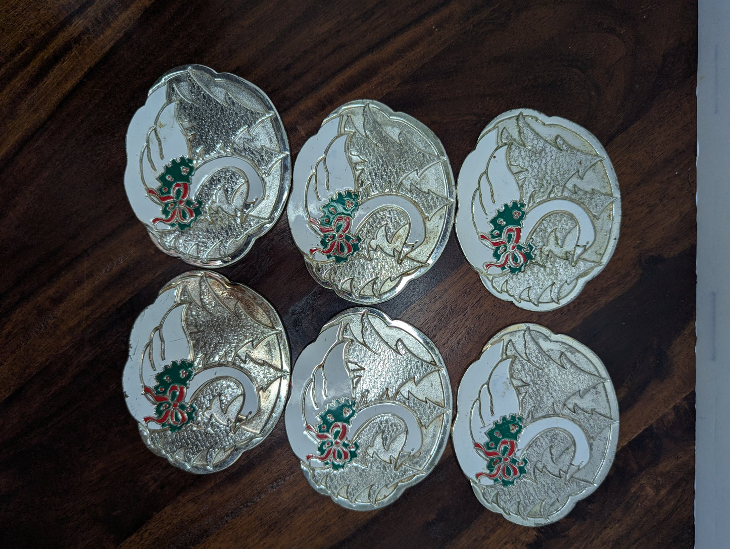 WM A Rogers Ltd. Holiday Collection Coasters